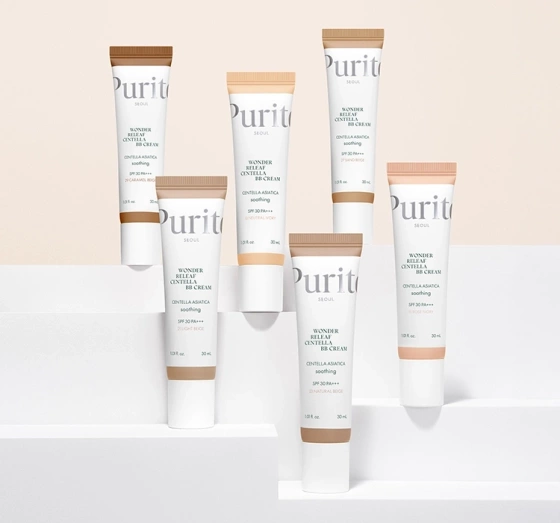 Purito Wonder Releaf Centella SPF30 PA krem BB z wąkrotą azjatycką 21 Light Beige 30ml