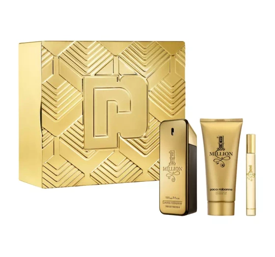 Rabanne 1 Million woda toaletowa spray 100 ml 10 ml żel pod prysznic 100 ml