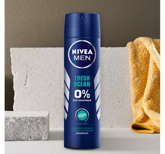 NIVEA MEN Fresh Ocean dezodorant w sprayu dla mężczyzn 150 ml