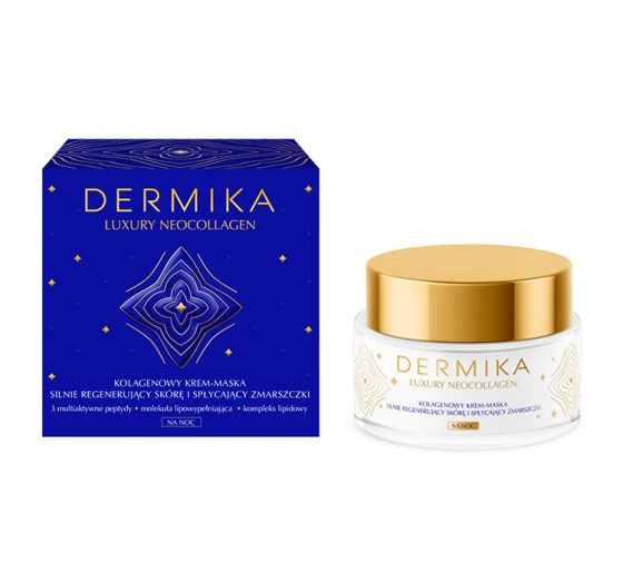 Dermika Luxury Neocollagen kolagenowy krem-maska na noc 50ml