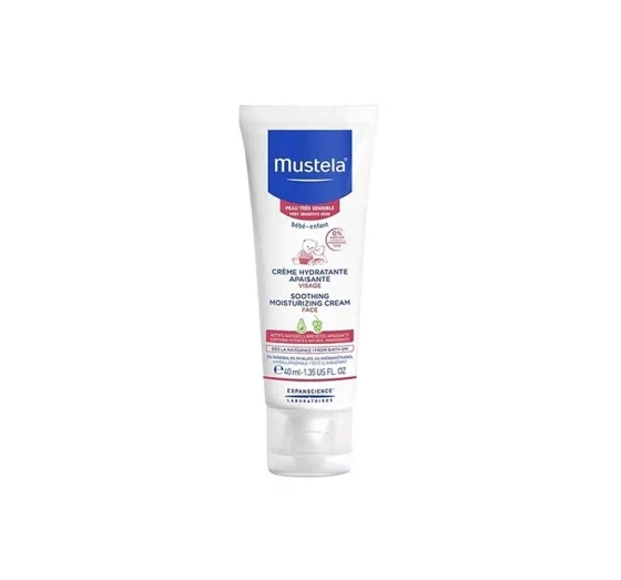 Mustela Bebe łagodzący krem nawilżający do skóry bardzo wrażliwej 40 ml