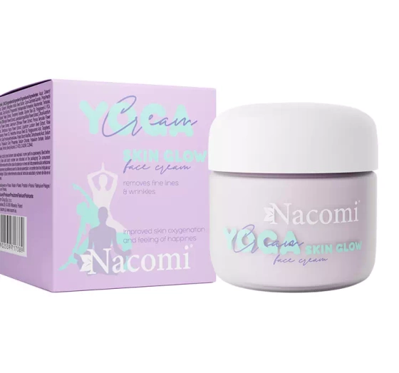 Nacomi Yoga Skin Glow dotleniający krem do twarzy 50 ml