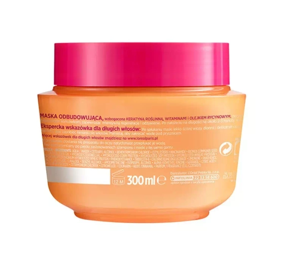 L'Oréal Paris Elseve Dream Long odbudowująca maska do włosów 300 ml
