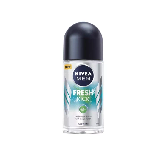 NIVEA MEN Fresh Kick antyperspirant roll-on dla mężczyzn 50 ml