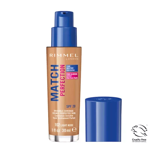 RIMMEL PODKŁAD MATCH PERFECTION NR 102 NOWA WERSJA