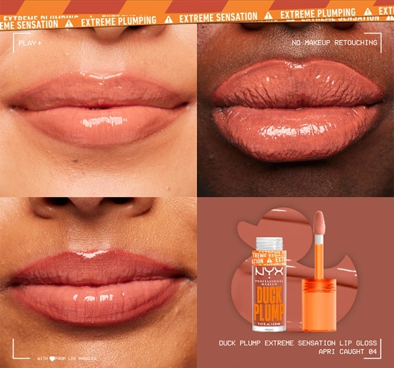 NYX Professional Makeup Duck Plump powiększający błyszczyk do ust 04 Apri-Caught 6,8 ml