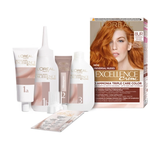 L'Oréal Paris Excellence Créme Universal Nudes trwała farba do włosów bez amoniaku 8UR