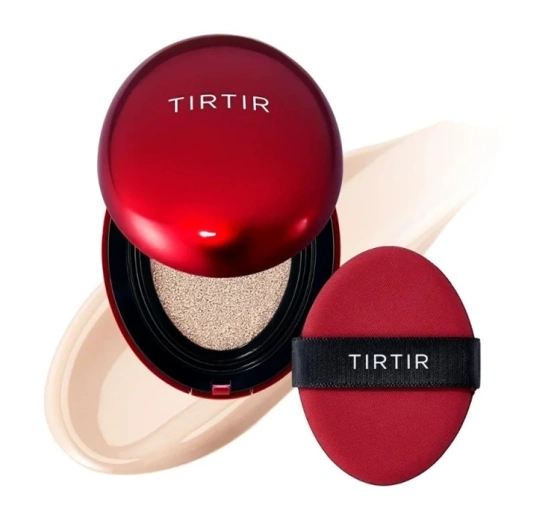 TIRTIR Mask Fit Red Cushion SPF 40 PA długotrwały podkład do twarzy w kompakcie 15C Fair Porcelain 18g