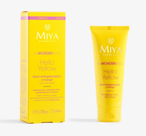 Miya Cosmetics MyWonderBalm hello yellow krem energetyzujący z mango 75ml