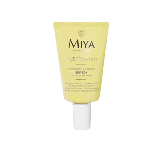 Miya Cosmetics My SPF Cream nawilżający krem SPF 50 twarz oczy dekolt 40ml