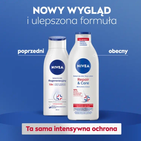 NIVEA Repair&Care regenerujący balsam do ciała do bardzo suchej skóry 400 ml
