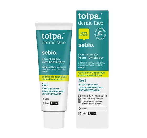 TOŁPA DERMO FACE SEBIO NORMALIZUJĄCY KREM NAWILŻAJĄCY 40ML