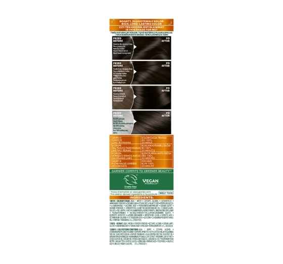 Garnier Color Naturals trwała farba do włosów 2.0 Bardzo Ciemny Brąz