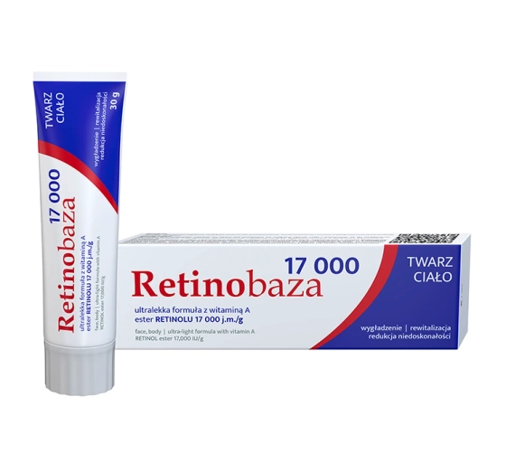 Retinobaza 17000 farmaceutyczny krem z witaminą A 30 g