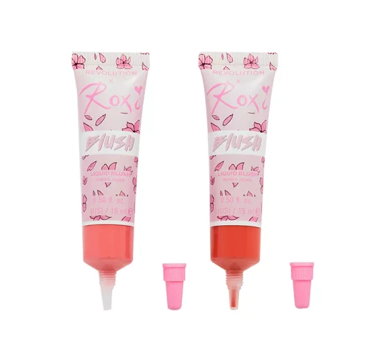 Makeup Revolution x Roxi Liquid Blush Duo zestaw dwóch róży do policzków 2 x 15ml