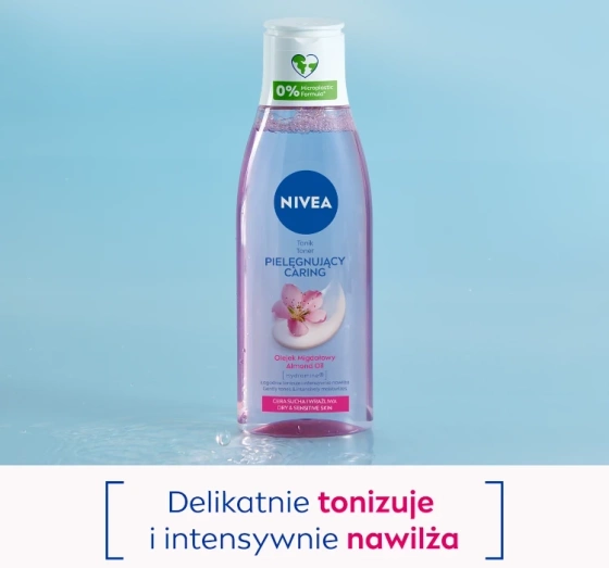 NIVEA łagodzący tonik do twarzy z olejkiem migdałowym cera sucha i wrażliwa 200 ml