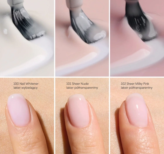 Semilac Nail Lacquer klasyczny lakier do paznokci 102 Sheer Milky Pink 9 ml