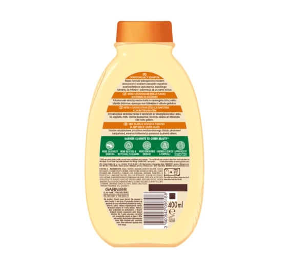 Garnier Botanic Therapy Honey Treasures szampon odbudowujący do włosów zniszczonych 400 ml
