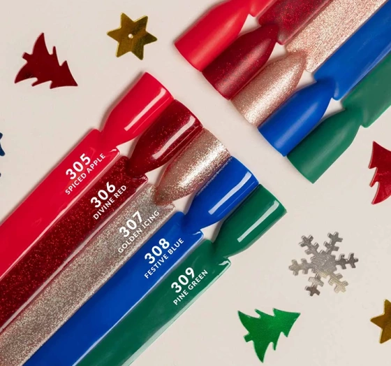 Semilac Festive Wonder Colors lakier hybrydowy 309 Pine Green 7 ml