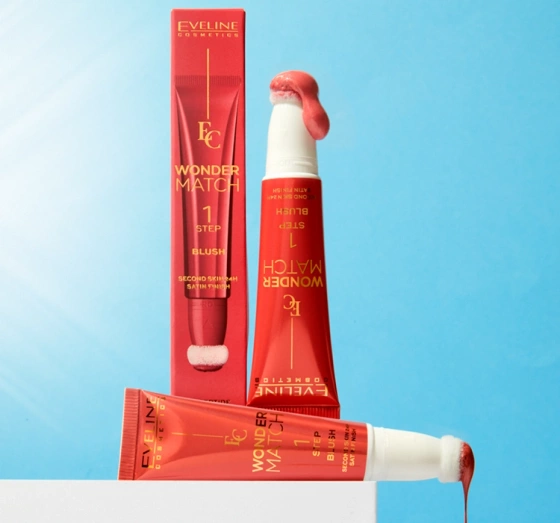 Eveline Cosmetics Wonder Match ultrakremowy róż do policzków 02 14 ml