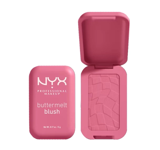 NYX Professional Makeup Buttermelt róż do policzków w kompakcie 06 For The Butta 5 g