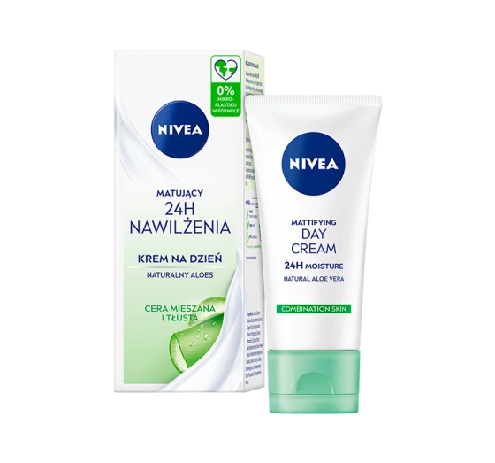 NIVEA 24h Nawilżenia matujący krem do twarzy na dzień 50 ml