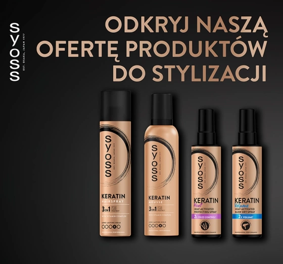 Syoss Keratin wzmacniająca pianka do włosów 250ml