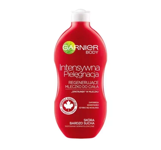Garnier Body Repair nawilżające mleczko do ciała skóra bardzo sucha 400 ml