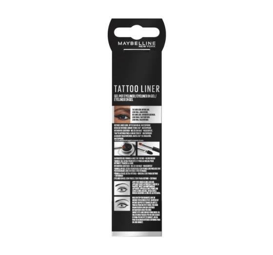 Maybelline Tattoo Liner wodoodporny eyeliner w słoiczku 950 Blackest Black