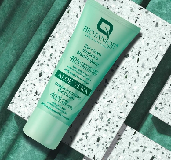 Biotaniqe Aloe Vera głęboko nawilżający żel-krem do twarzy 50 ml