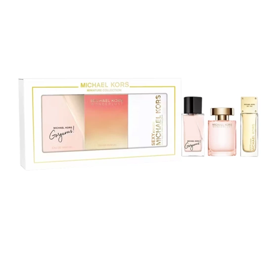Michael Kors woda perfumowana Gorgeous! 5 ml Wonderlust 4 ml Sexy Amber 5 ml