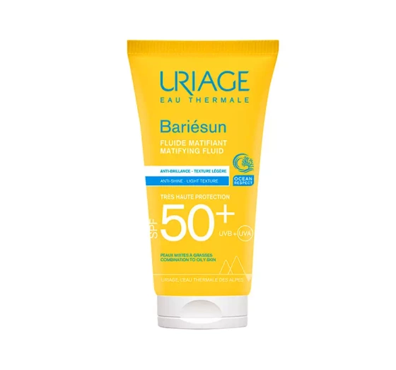 Uriage Eau Thermale Bariésun fluid matujący SPF50 do skóry mieszanej i tłustej 50 ml
