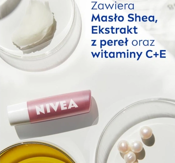 NIVEA Pearly Shine pomadka-balsam do ust 4,8 g