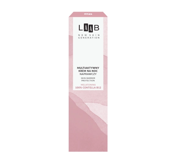 AA LAAB 100% Centella B12 multiaktywny krem do twarzy na noc naprawczy 40 ml