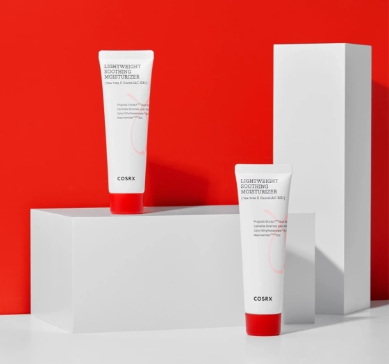 Cosrx AC Collection Lightweight Soothing Moisturizer lekki krem nawilżający 80 ml