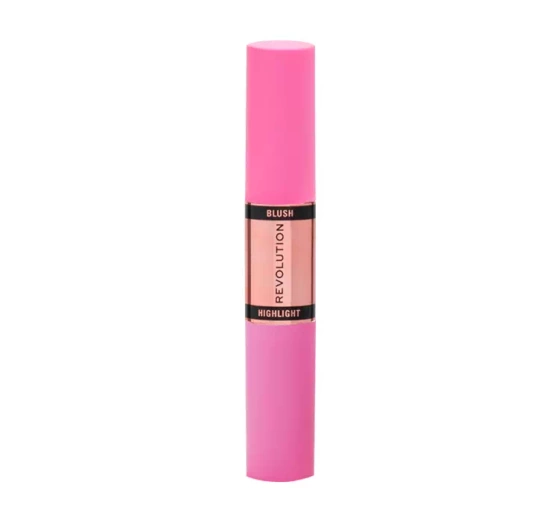 REVOLUTION BLUSH & HIGHLIGHT STICK RÓŻ I ROZŚWIETLACZ W SZTYFCIE MAUVE GLOW 4,3G