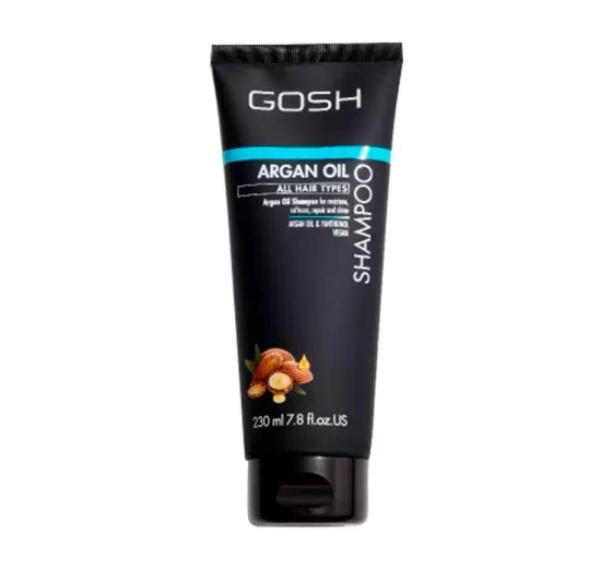 Gosh Argan Oil wegański szampon do każdego rodzaju włosów 230 ml