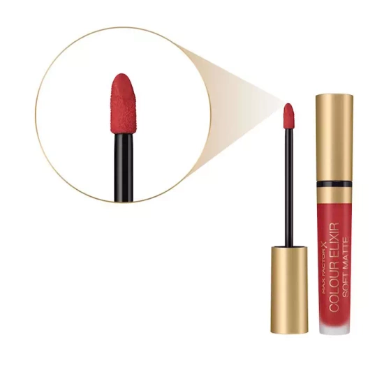 Max Factor Colour Elixir Soft Matte szminka do ust w płynie 030 Crushed Ruby 4 ml
