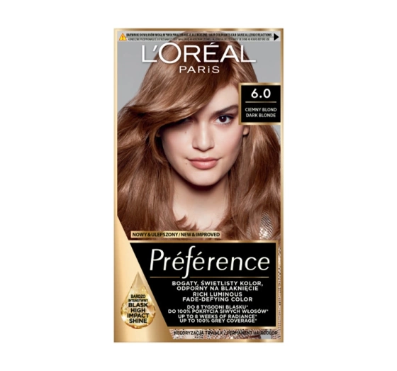 L’Oréal Paris Préférence farba do włosów 6.0 Ciemny Blond