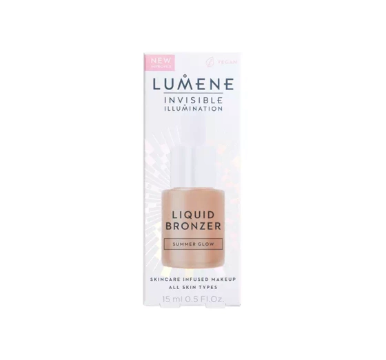 Lumene Invisible Illumination liquid bronzer serum brązujące do twarzy Summer Glow 15ml