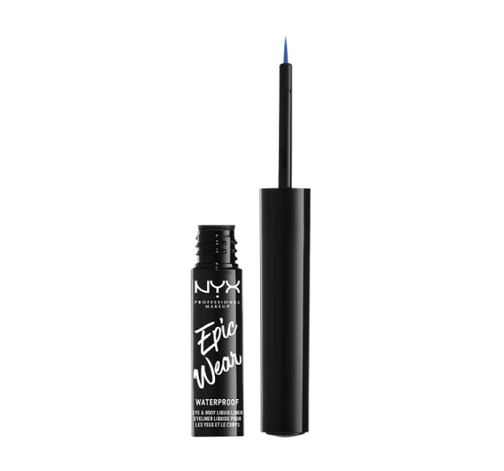 NYX Professional Makeup Epic Wear Eye & Body wodoodporny eyeliner w płynie 05 Sapphire 3,5 ml