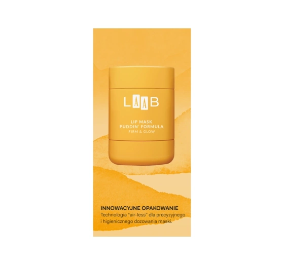 AA LAAB Tetra-C Yuzu Puddin' Formula Firm&Glow maska do ust 15 g
