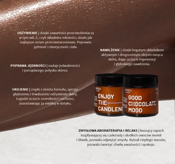Veoli Botanica wegańska świeca do masażu Enjoy The Candless 100 ml