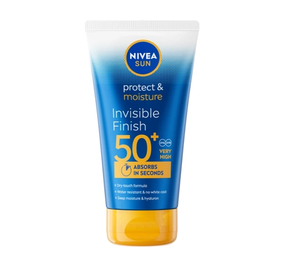 NIVEA SUN Protect&Moisture Invisible Finish balsam do opalania SPF50 150 ml