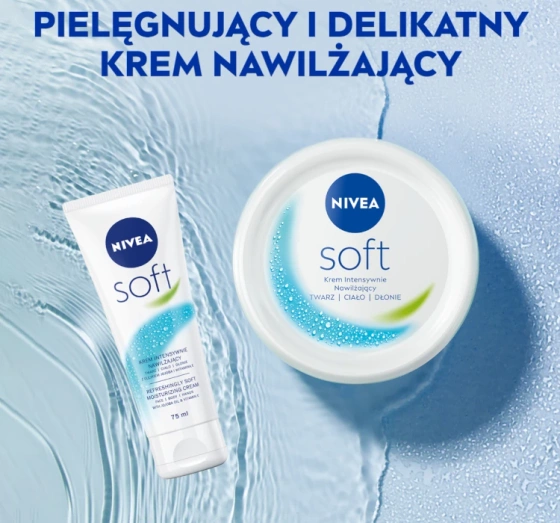 NIVEA Soft intensywnie nawilżający krem do twarzy 50 ml