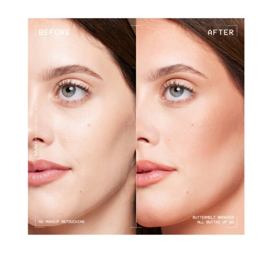 NYX Professional Makeup Buttermelt bronzer do twarzy w kompakcie 02 All Buttad Up 5 g