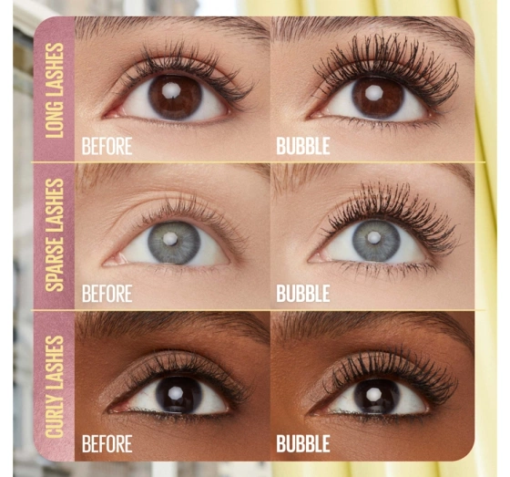 Maybelline Colossal Bubble pogrubiający tusz do rzęs Black 10 ml