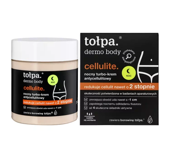 Tołpa Dermo Body Cellulite nocny turbo-krem antycellulitowy 250ml