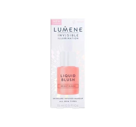 Lumene Invisible Illumination Liquid Blush serum z różem do policzków Bright Bloom 15ml
