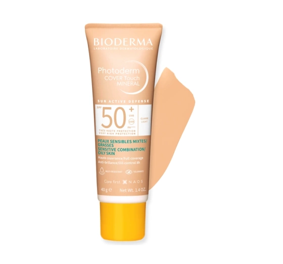 Bioderma Cover Touch Mineral kryjący fluid mineralny Light SPF50 40 g